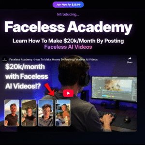Faceless Academy (GPT login not included)