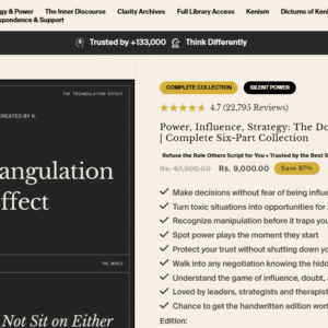 Power Influence Strategy - The Doctrine of the Third - Complete Six-Part Collection