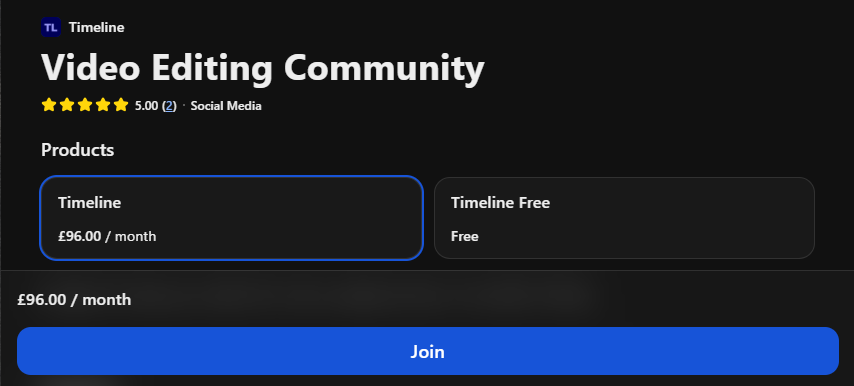 Timeline - Video Editing Community