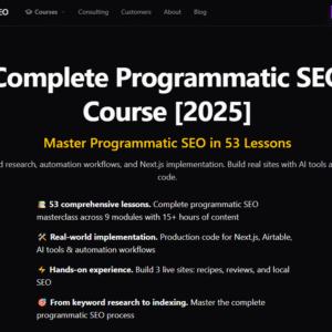 MagicSpace SEO – Complete Programmatic SEO Course [2025]