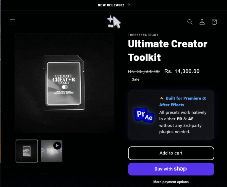 The Effects Guy – Ultimate Creator Toolkit