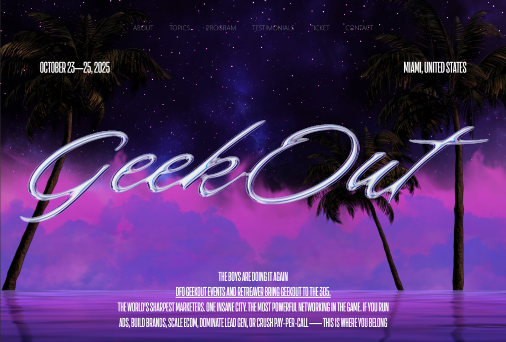 GeekOut – Miami Live 2025