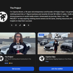 The Project – The #1 Clothing Brand Community In The World