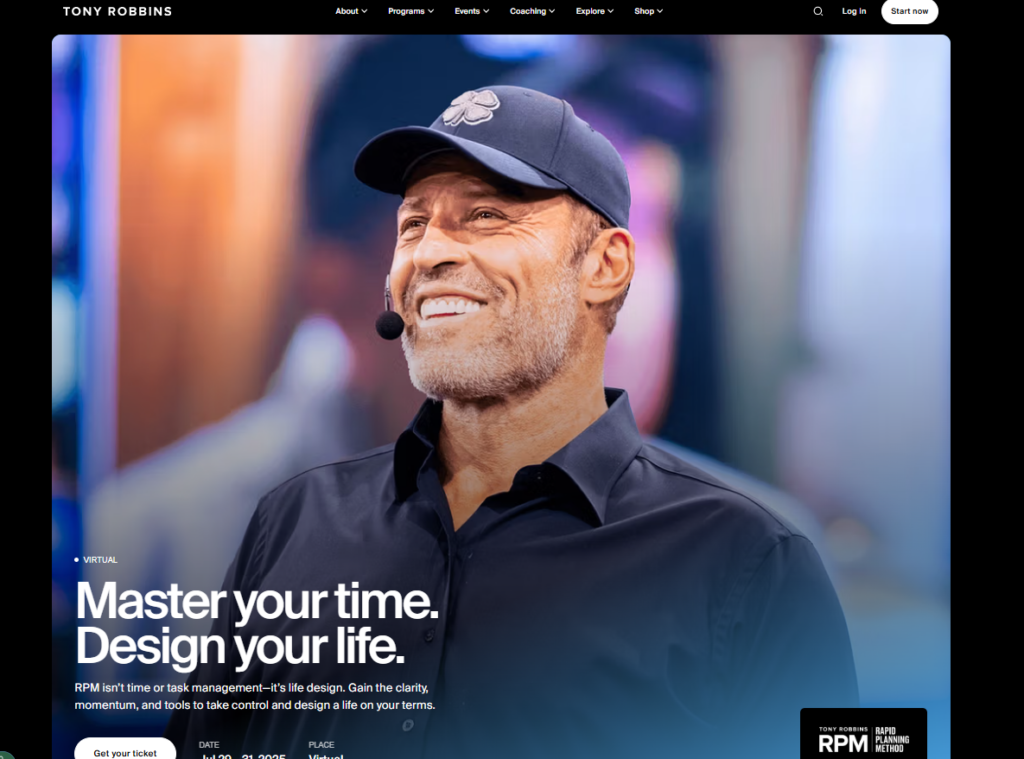 Tony Robbins – Rapid Planning Method (RPM) 2025